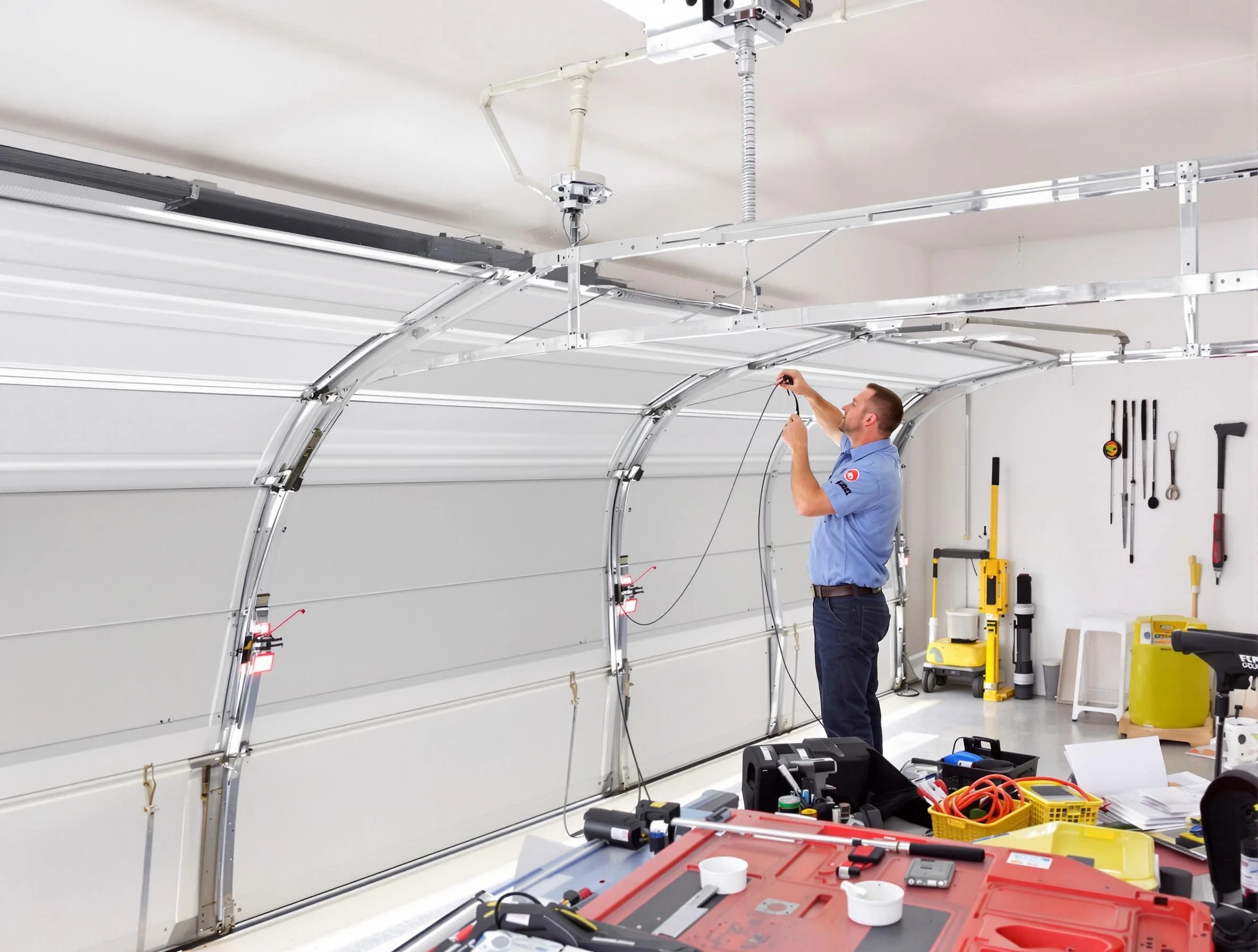 Garage door cable repair service by Paradise Valley Garage Door Repair in Paradise Valley