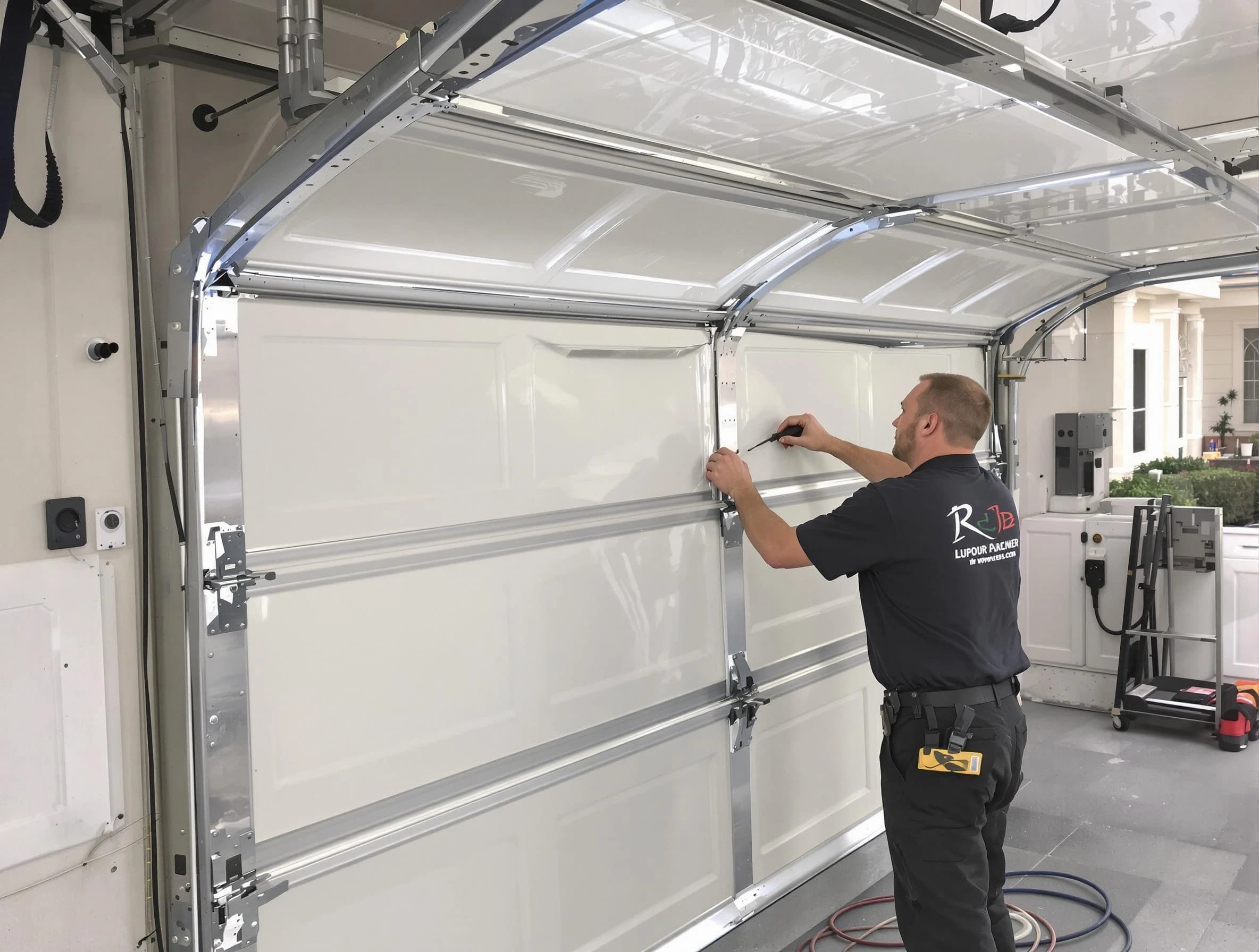 Paradise Valley Garage Door Repair professional performing panel repair in Paradise Valley