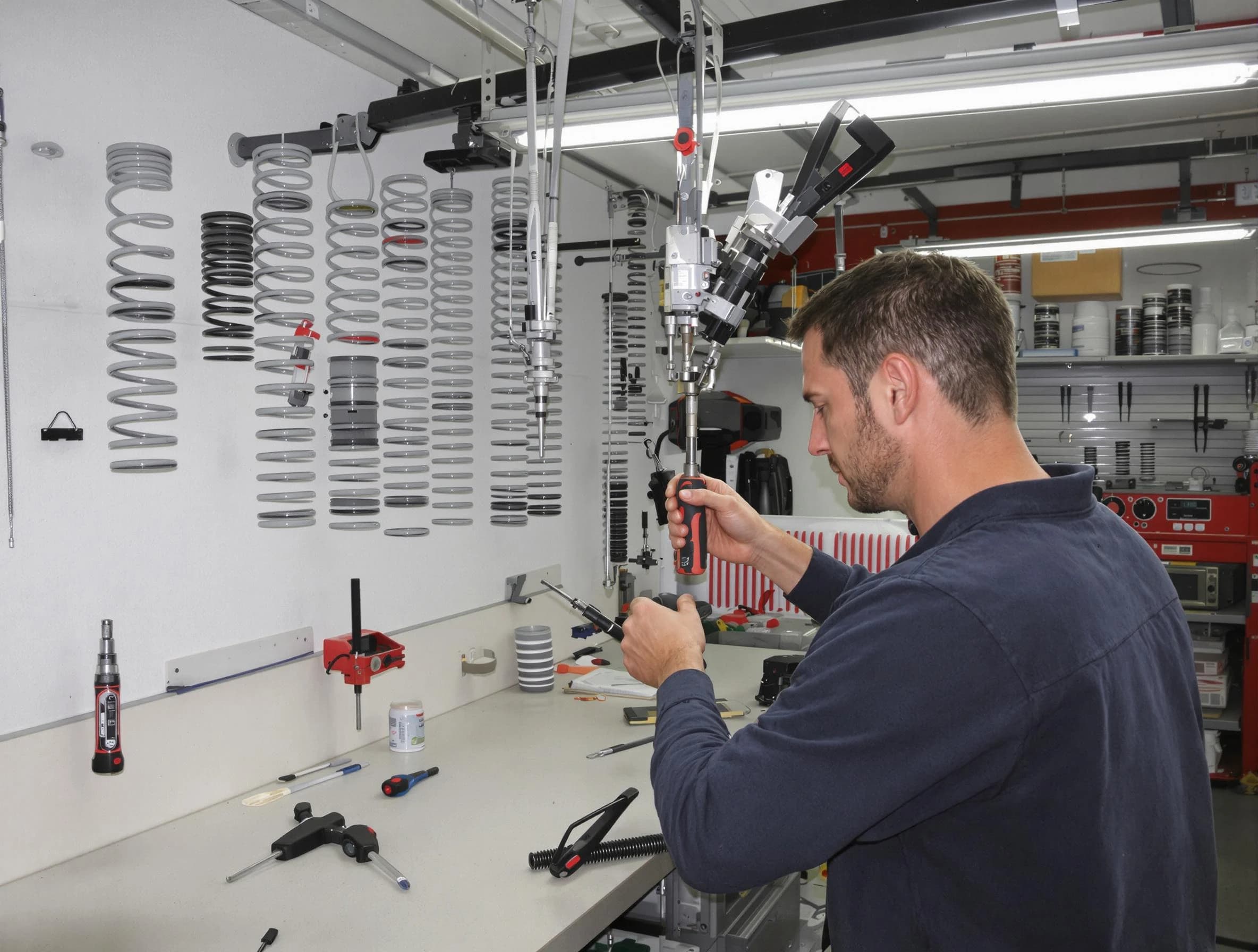 Paradise Valley Garage Door Repair safety certified technician performing precision spring replacement in Paradise Valley