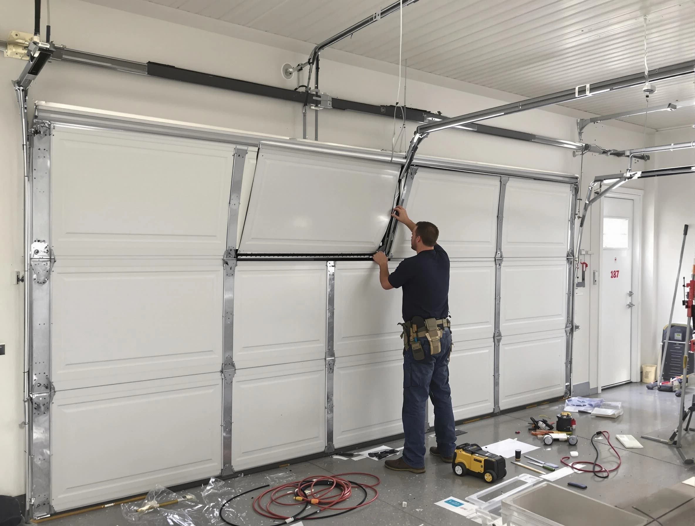 Garage Door Section Replacement in Paradise Valley
