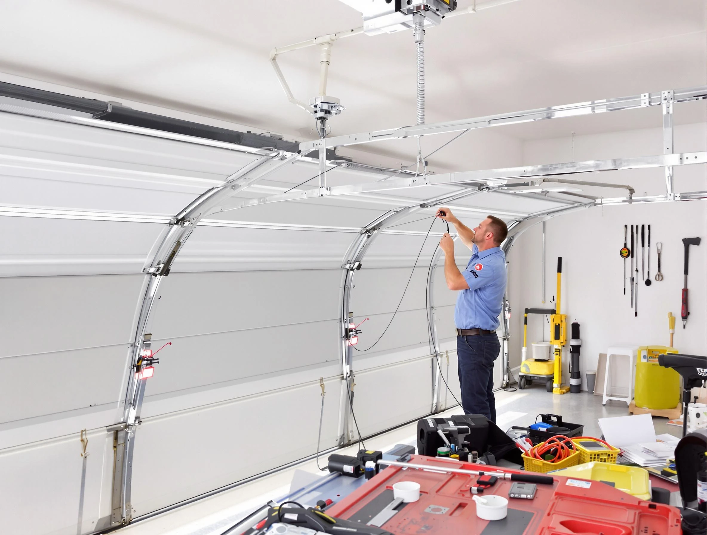 Garage door cable repair service by Paradise Valley Garage Door Repair in Paradise Valley