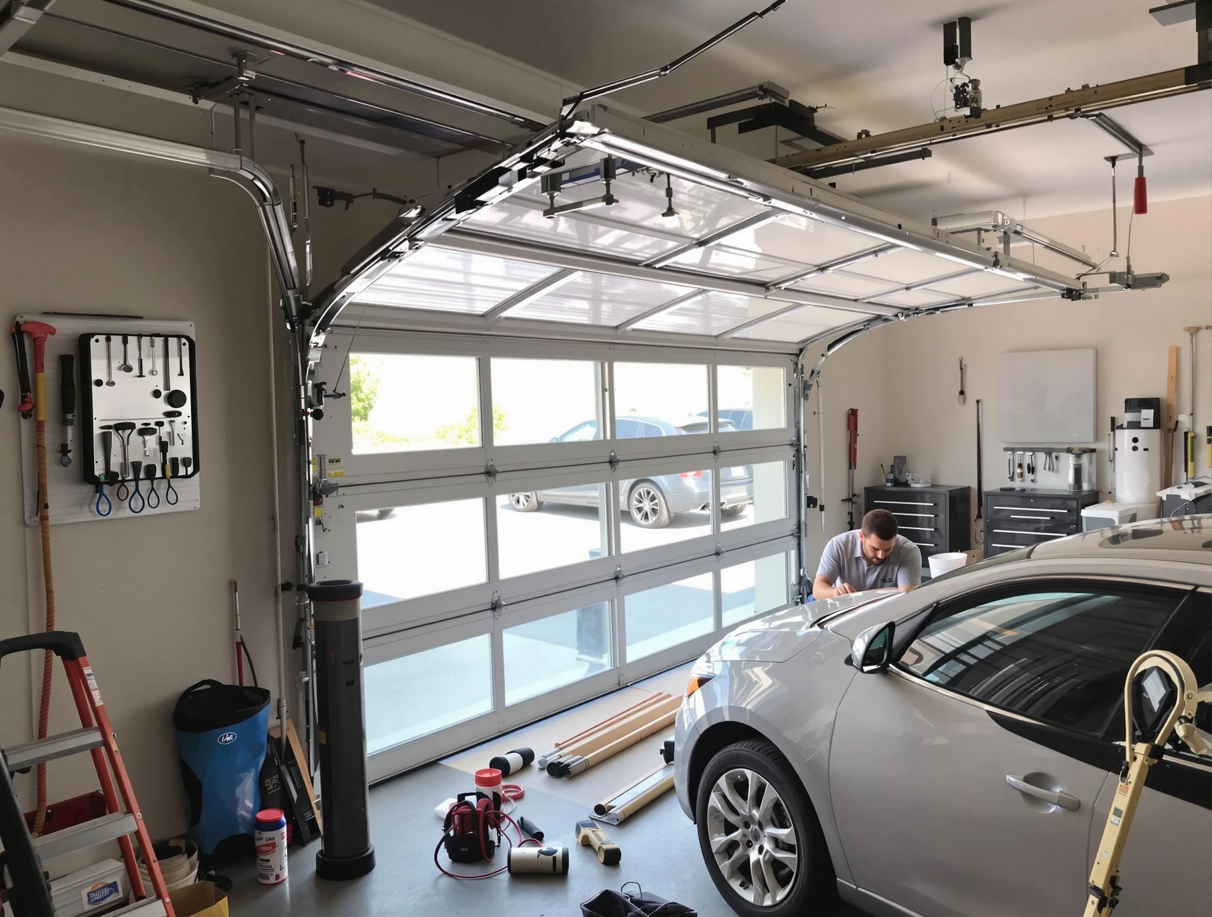 Garage door noise reduction service by Paradise Valley Garage Door Repair in Paradise Valley