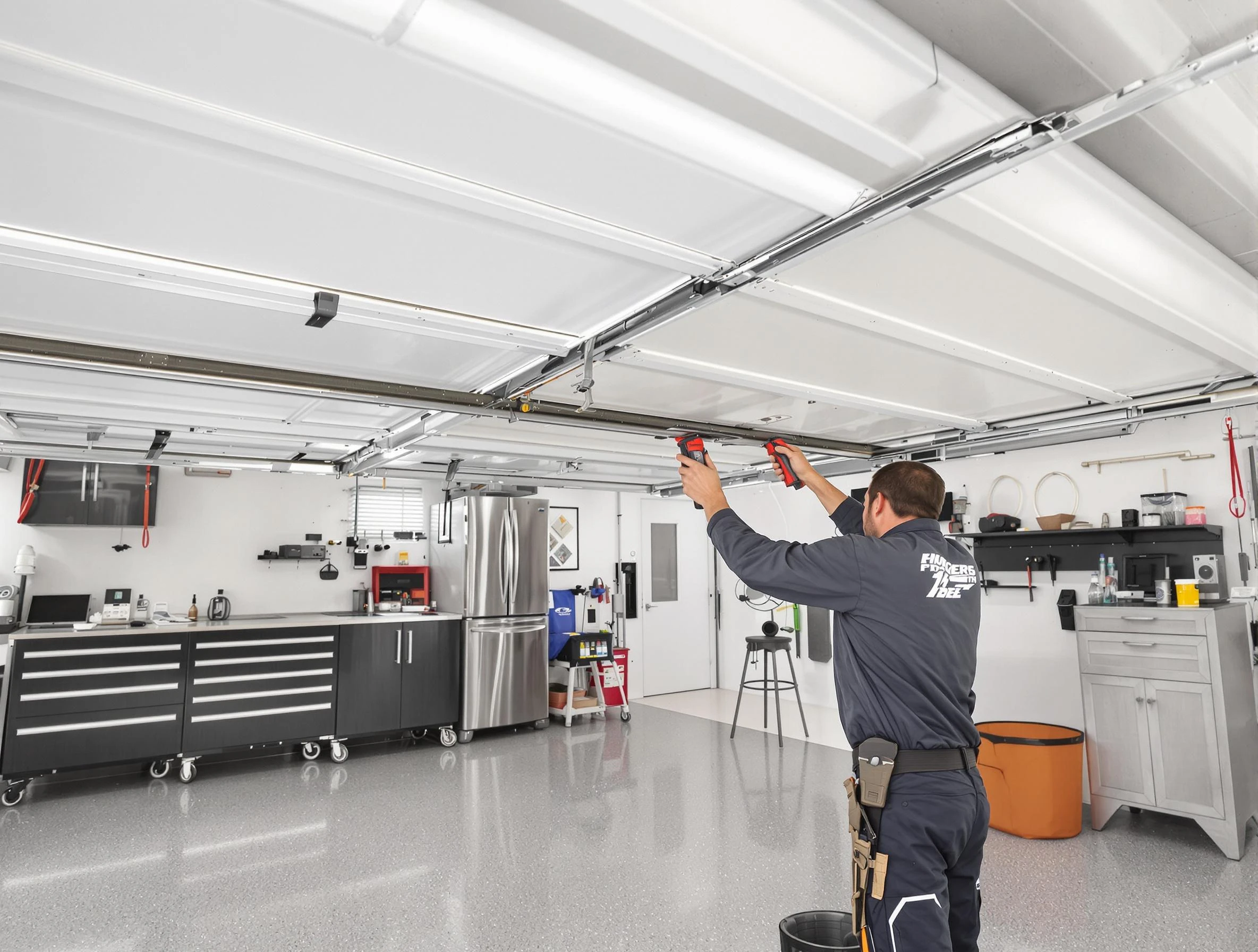 Overhead garage door repair service by Paradise Valley Garage Door Repair in Paradise Valley
