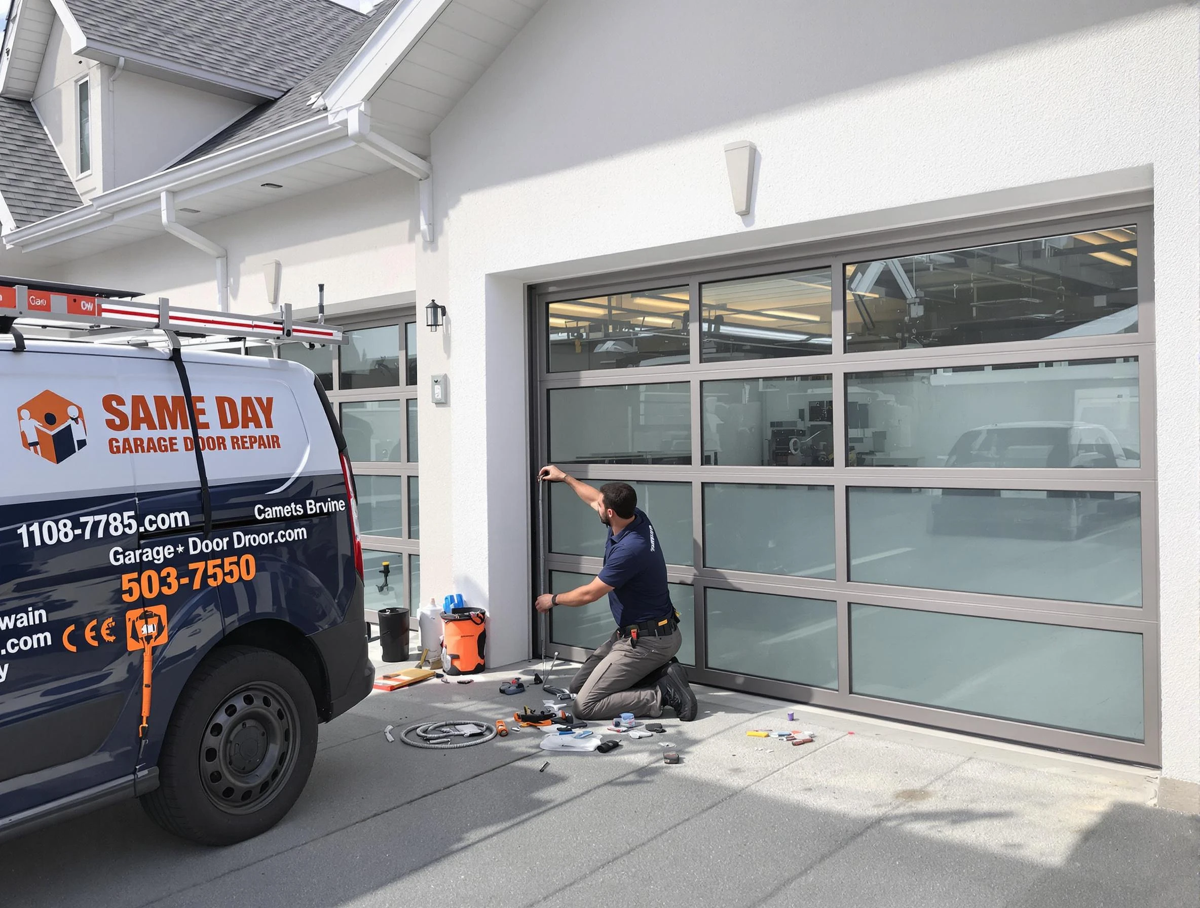 Same-day garage door repair service by Paradise Valley Garage Door Repair in Paradise Valley